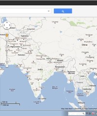 India map in google site