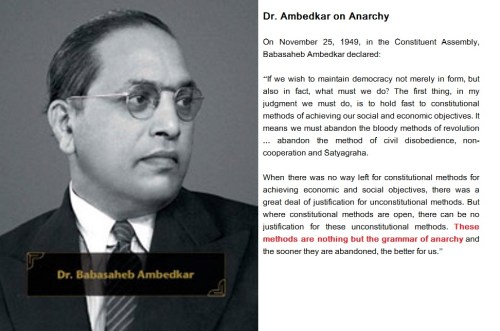 Dr.Ambedkar on Anarchy