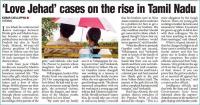 Love Jehad on Rise In Tamilnadu