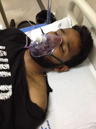 Susheel hospitalised