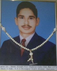 Lieutenant Hawa Singh – Despite Being Seriously Wounded, Courageously Cleared Five Enemy Bunkers and Killed Number of Enemy&nbsp;Personnel