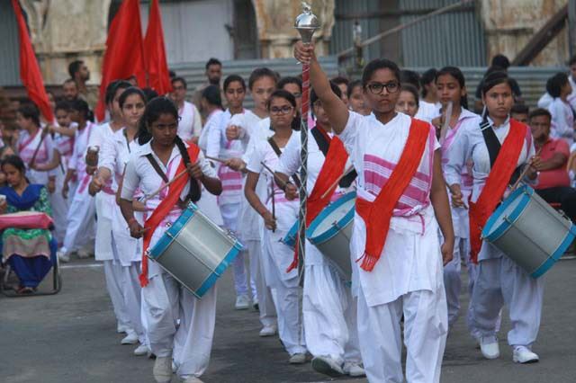 Women president in Sangh program