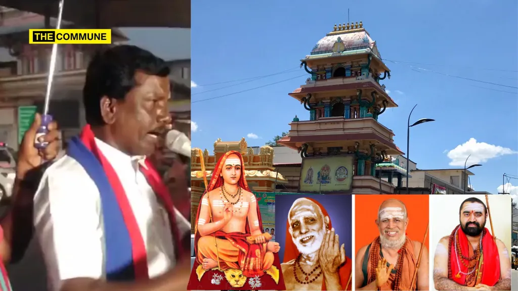I.N.D.I A. Ally VCK Man Threatens To Raze Down Kanchi Sankara Mutt
