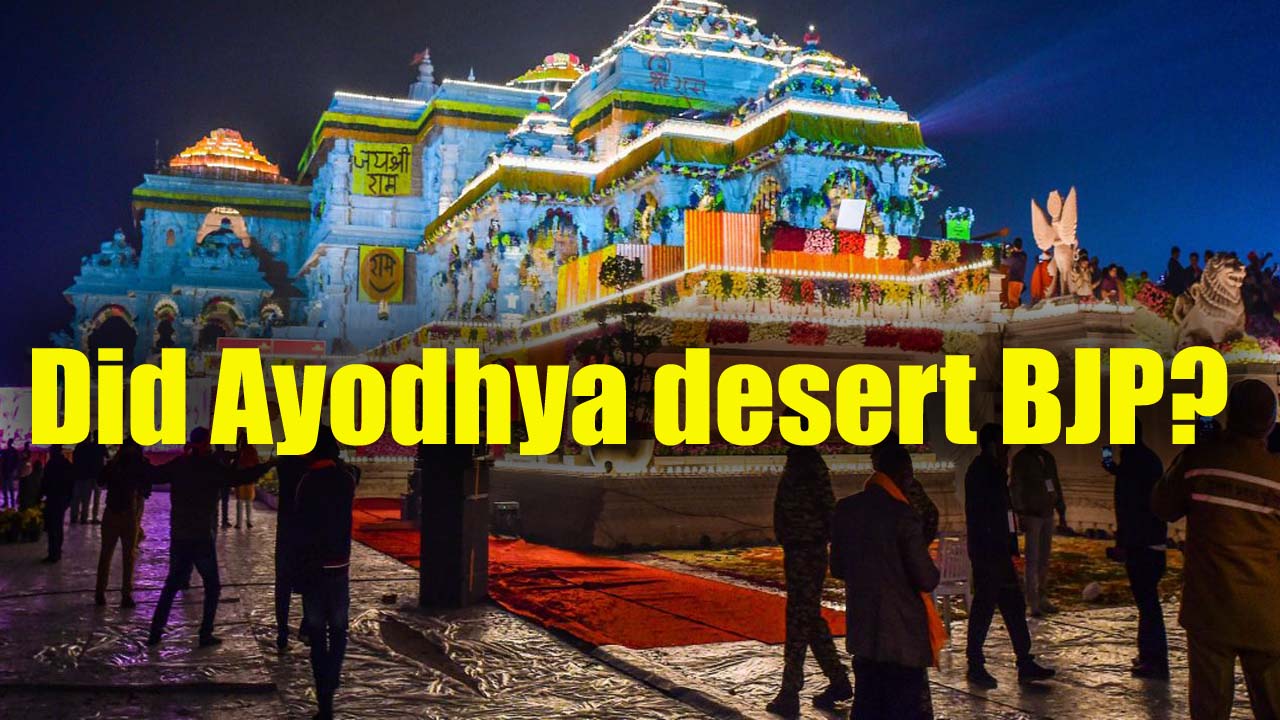 Did Ayodhya actually desert BJP?