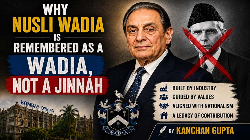 Nusli is a Wadia, not a Jinnah: Would the easily excited and the instantly outraged please learn before they speak or write?